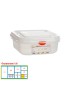 CAIXA HERMETICA DENOX 12370 GASTRONORM 1/6 X65MM TRANSP