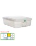 CAIXA HERMETICA DENOX 12470 GASTRONORM 1/2 X100MM TRANSP