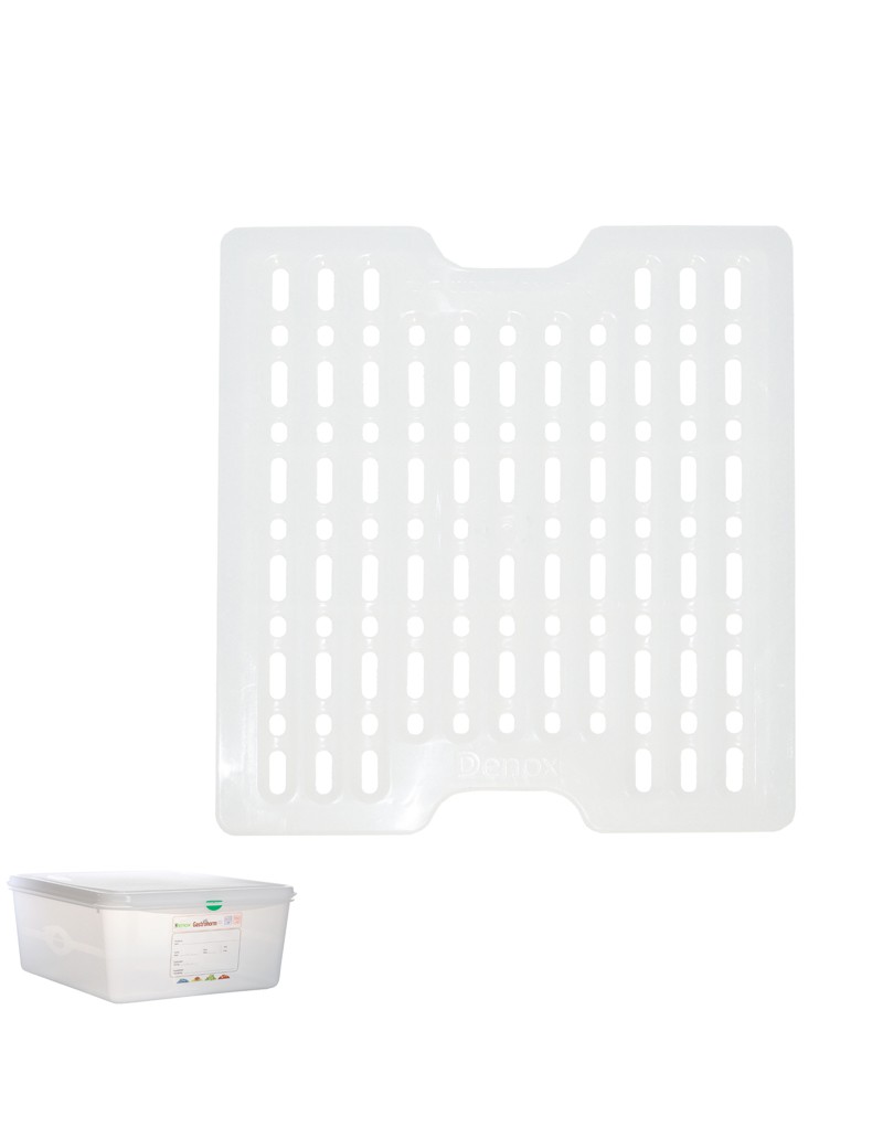 GRELHA P/CAIXA HERMETICA DENOX 12514 GASTRONORM 2/3 BRANC