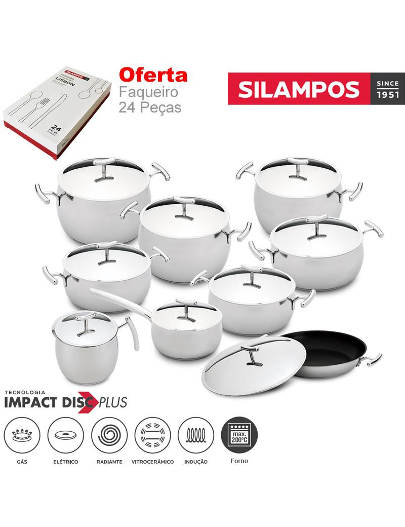 TREM SL YUMI 9 PEÇAS INOX C/OFERTA FAQUEIRO