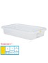 CAIXA HERMETICA DENOX 12530 GASTRONORM 1/1 X100MM TRANSP