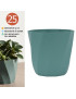 VASO CD 3672 LOTUS VERDE 25CM PLST