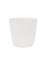 VASO CD 3673 LOTUS BRANCO 20CM PLST