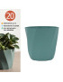 VASO CD 3673 LOTUS VERDE 20CM PLST