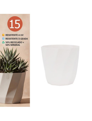 VASO CD 3674 LOTUS BRANCO...