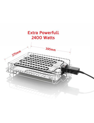 GRELHADOR ELETRICO HAEGER GR-240.013C NEW ALABAMA 2400W