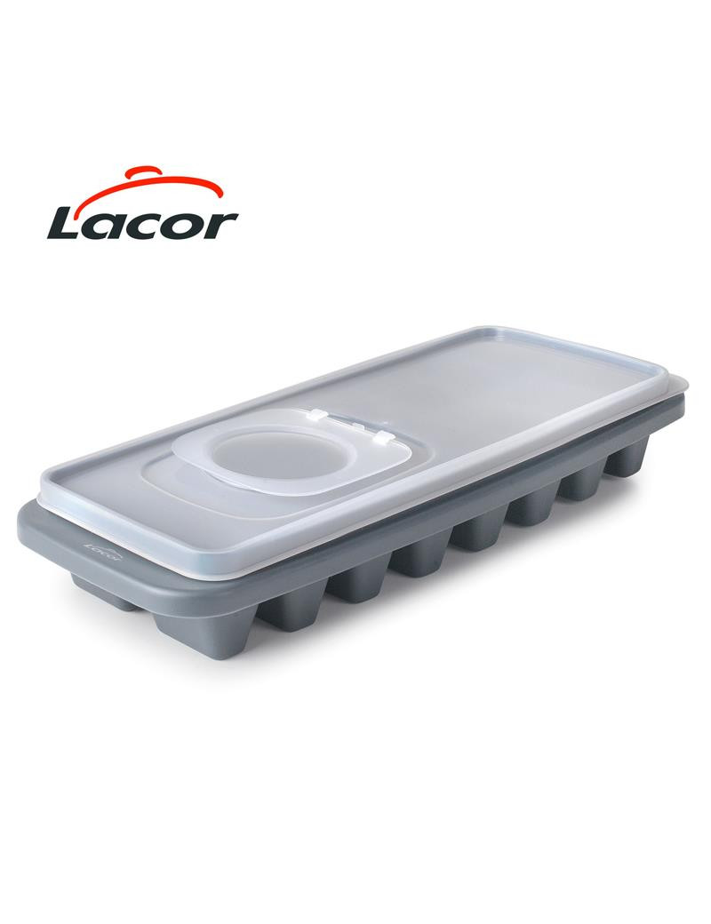 CUVETE GELO LACOR 63337 FRESH C/TAMPA 30X11,5X4,6CM PP