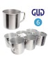 PUCARO GUD Ø6CM 15CL INOX CONJ.6