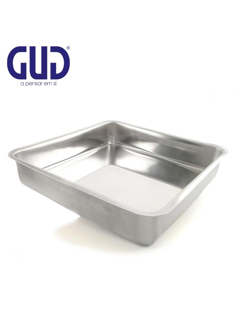 ASSADEIRA GUD INOX 40X40X8CM