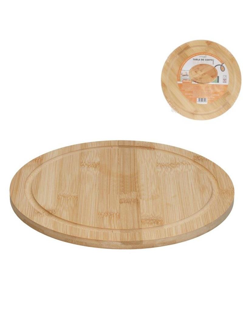 TABUA 37194 REDONDA Ø25X1CM BAMBU