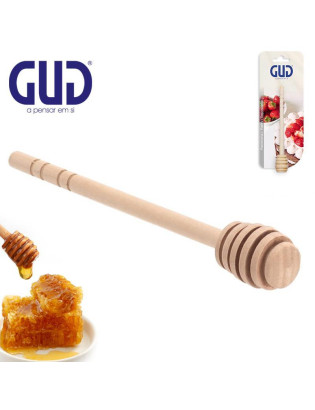 COLHER MEL GUD 15CM MADEIRA