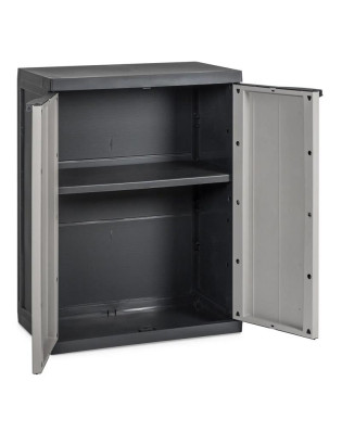 CONJ.2 ARMARIO 303 (300+302) BIOS MIDI PRETO/TORT. 85/165CM
