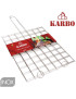 GRELHA QUADRICULADA Nº5  30X40CM INOX GRILL LINE