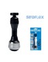 REGULADOR AGUA 2494/5S C/ROSCA CROMADO/PRETO 11CM BLISTER