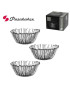 TAÇA PASABAHCE 10601 AURORA CONJ.3 14CM VIDRO