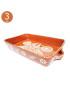 ASSADEIRA BARRO REGIONAL RETANGULAR Nº3  39,5X27,5CM