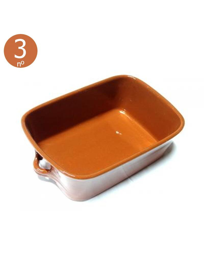 ARROZEIRA BARRO LISA Nº3  39X27,5X14CM