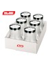 POLVILHADOR IBILI 755405 P/QUEIJO INOX/VIDRO 0,25L