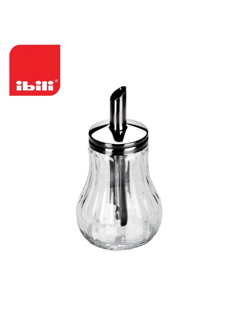 AÇUCAREIRO IBILI 755500 0,25L INOX/VIDRO