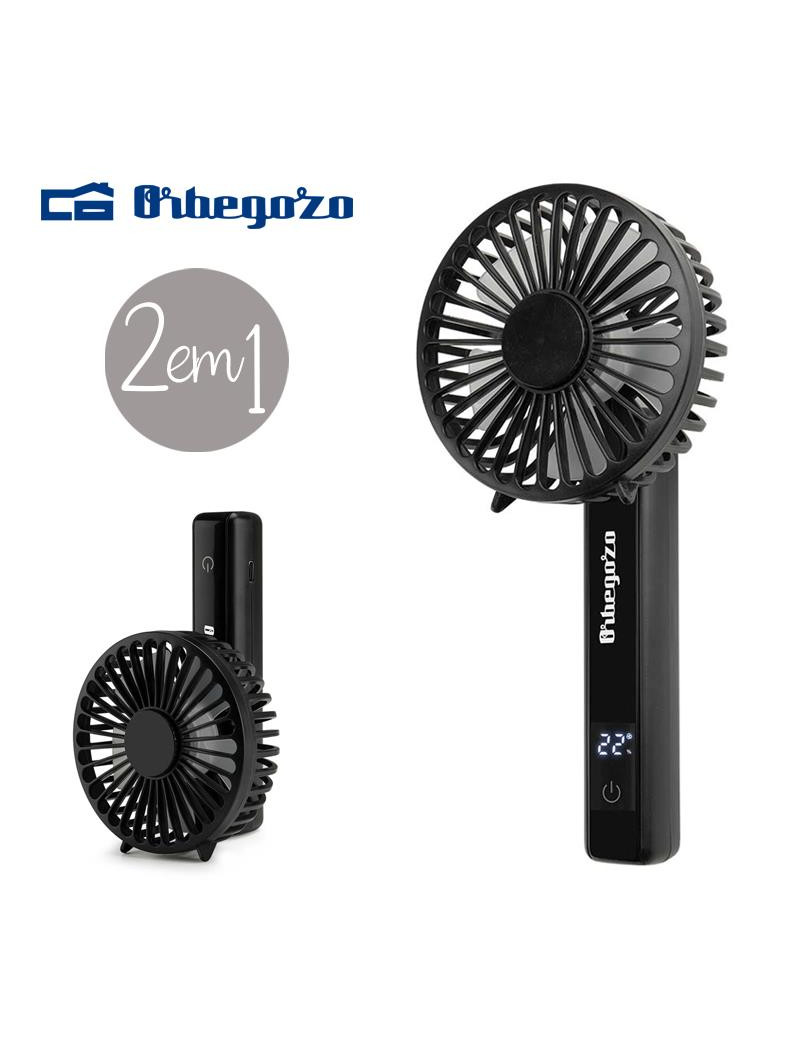 VENTOINHA PORTATIL ORBEGOZO HF 1800  2,5W USB-C