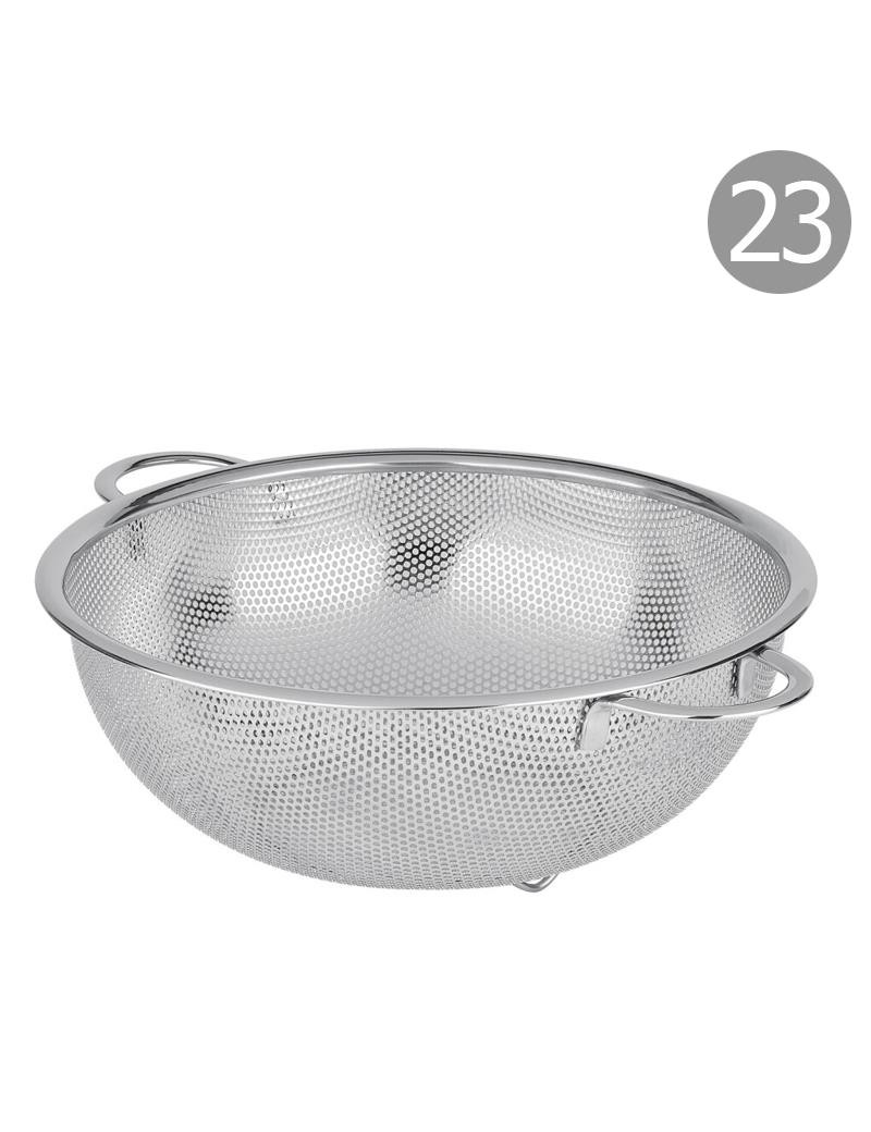 ESCORREDOR LEGUMES LS 2753 C/ASAS 23,5CM INOX