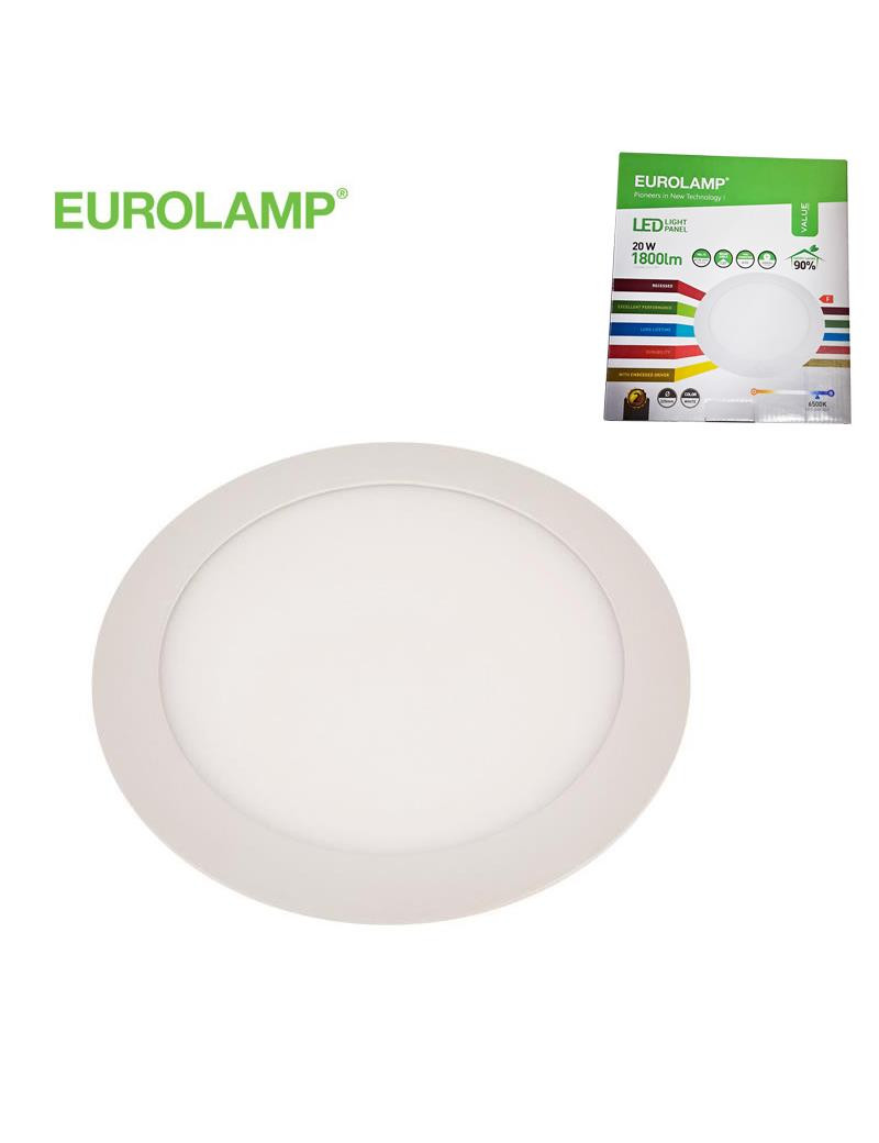 FOCO ENCASTRAR ERL 145-68010 LED SLIM 20W 6500K 225MM