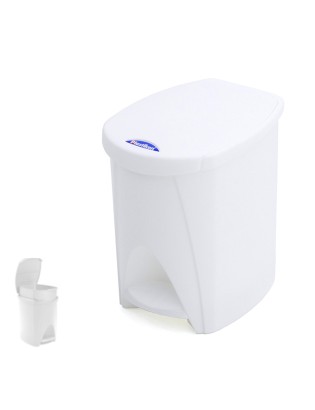 BALDE LIXO 6407 BRANCO 7L...