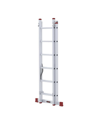 ESCADA DQ MAXILADDER DUPLA 2X 9D P65 2,54-4,32M 48CM