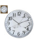 RELOGIO 868563 PAREDE PRATEADO Ø30,5CM