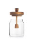 FRASCO MEL IBILI 700400 VIDRO C/TAMPA+COLHER MAD. 0,5L