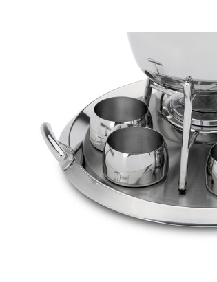 FONDUE SL YUMI COMPLETO Ø18CM 6 TAÇAS INOX18/10