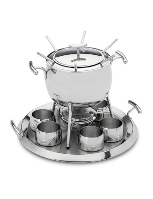 FONDUE SL YUMI COMPLETO Ø18CM 6 TAÇAS INOX18/10
