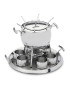 FONDUE SL YUMI COMPLETO Ø18CM 6 TAÇAS INOX18/10