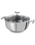 FRITADEIRA SL YUMI C/TP VIDRO Ø24CM INOX 18/10