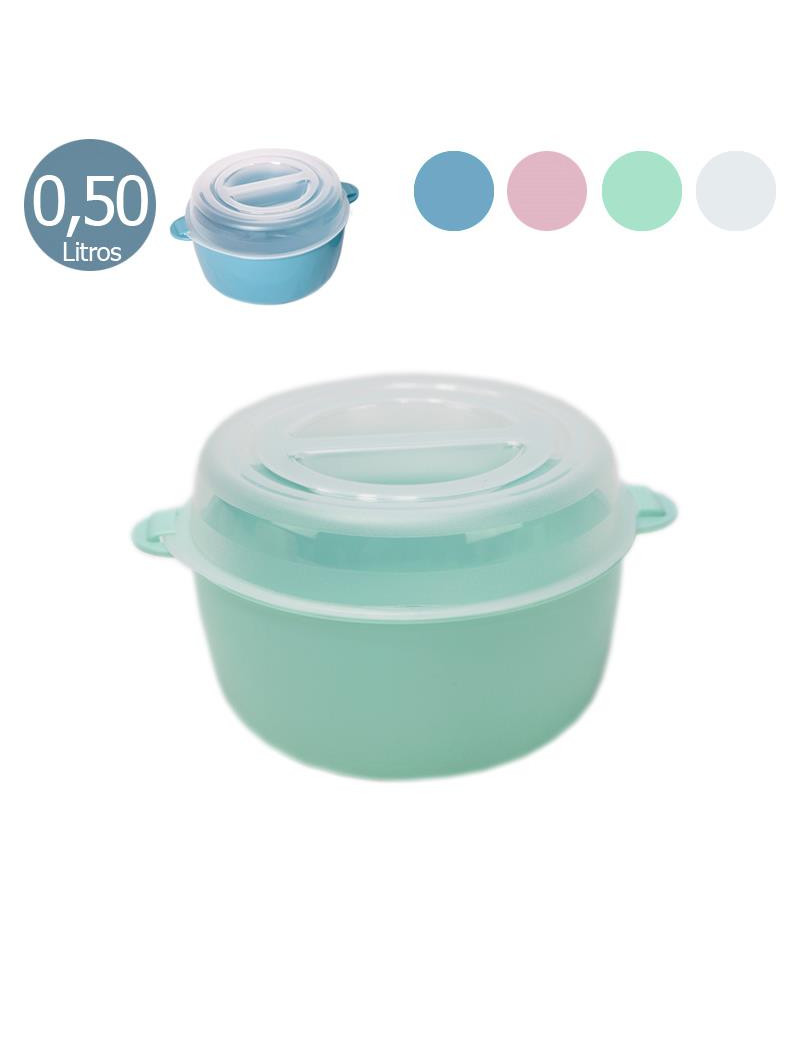 CAIXA HERMETICA CD 1250 COLORS COCOTTE PM 0,5L PLST SORT