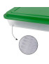 ESCORREDOR CD 1403 FRUITS C/TAMPA 32X23CM PLST