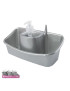 SUPORTE ESFREGAO HEGA 13097 C/DOSEADOR 26X12X15CM PLST