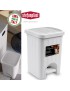 BALDE LIXO 30100 ELEGANCE BRANCO 6L 20,5X20,5X28CM PLST