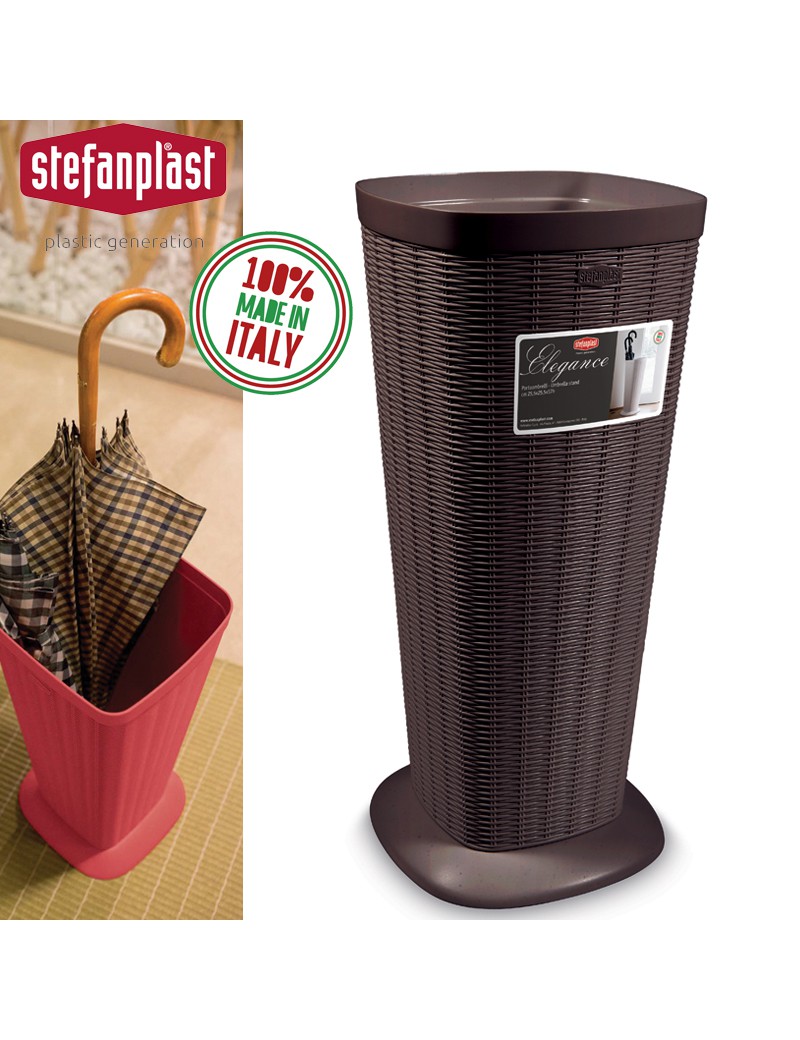 BENGALEIRO 30601 ELEGANCE CASTANHO 25,5X25,5X57CM PLST
