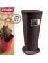 BENGALEIRO 30601 ELEGANCE CASTANHO 25,5X25,5X57CM PLST