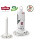PORTA ROLOS TOSCA 55300 BRANCO/TORTORA 17X30CM