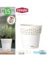 VASO 94000 CLOE BRANCO 15X15CM PLST
