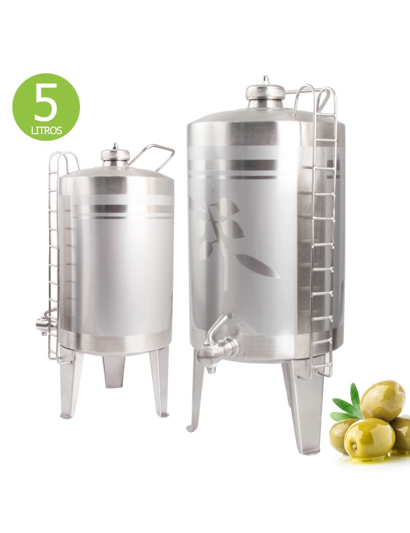CUBA MINI P/AZEITE 5L INOX