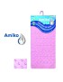 TAPETE BANHEIRA AMIKO 2514 ROSA 36X76CM BORRACHA