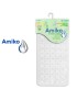 TAPETE BANHEIRA AMIKO 2701 TRANSPARENTE 36X76CM PVC