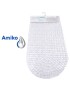 TAPETE BANHEIRA AMIKO 2796 ARES TRANSPARENTE 37X69CM PVC