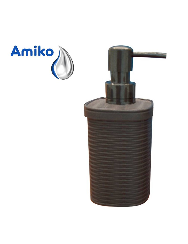DOSEADOR WC AMIKO 7207 HAVANNA CASTANHO 7X18CM PLST