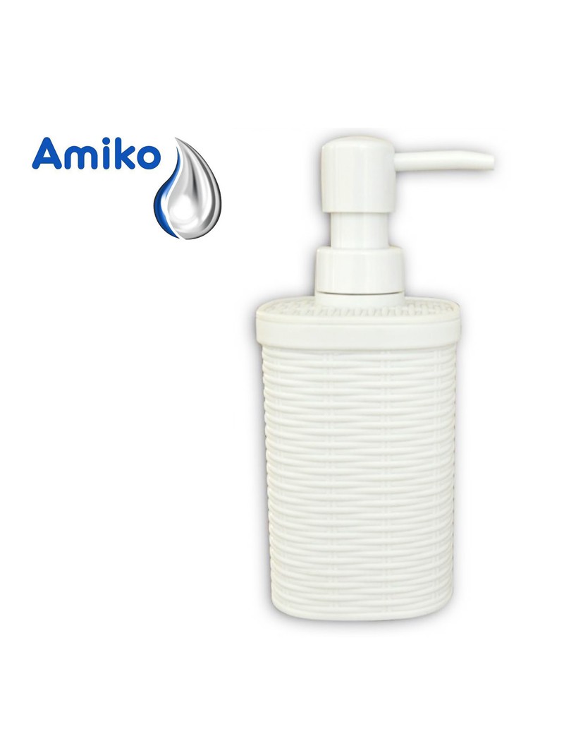 DOSEADOR WC AMIKO 7208 HAVANNA BRANCO 7X18CM PLST