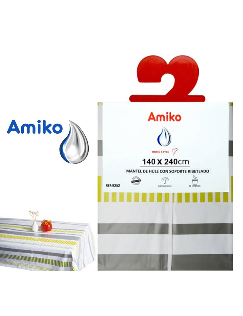 TOALHA MESA AMIKO 9252 140X240CM PLST C/DEBRUM