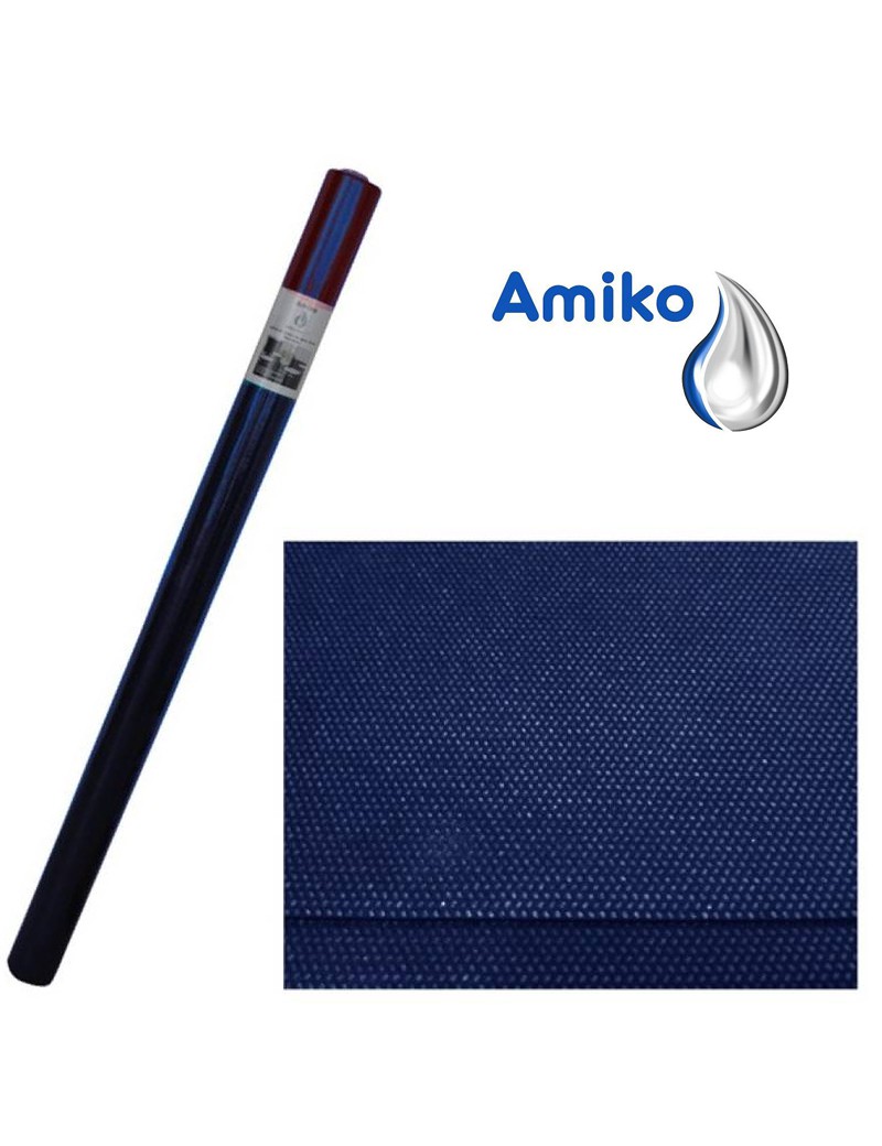 TOALHA MESA AMIKO 9603 ROLO TECIDO AZUL 1,40X20M